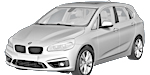 BMW F45 U1122 Fault Code